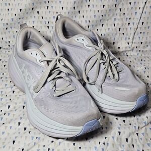 Hoka One One Bondi 8 Ether / Illusion Purple 1127952/EHR‎ Women's Size 11 B